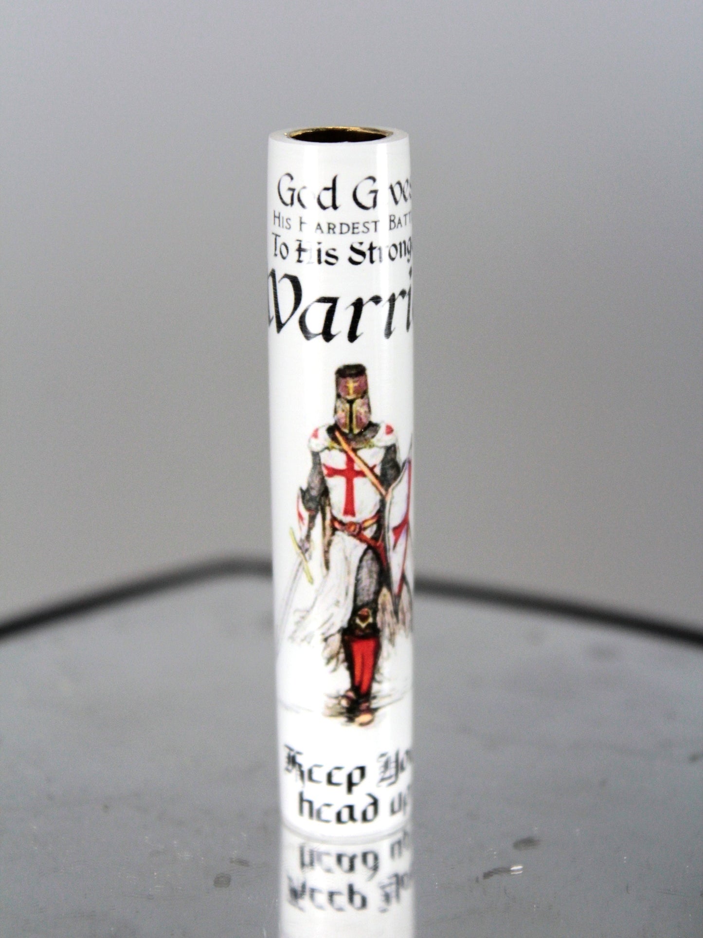 Templar Knight God's Warrior Resin Cast Pen Blank and Combo Pen Kits